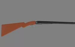 shotgun weapon 3D model