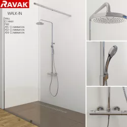 Shower room Ravak Walk-in 3D model