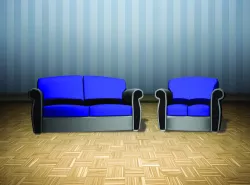 Sofa and Armchair