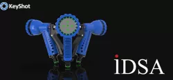 SPRINKLER WATER GUN FOR IDSA KEYSHOT RENDER CHALLENGE