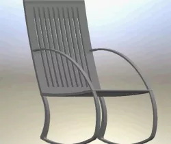 Steel chair