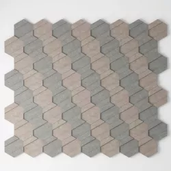 Stone panel hexagon two 3D model