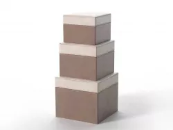 Storage Boxes Set 3D model
