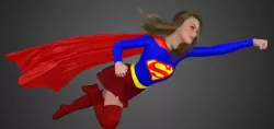 Supergirl Classic 3D model