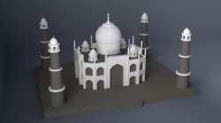 TAJ MAHAL 3d model 3D model