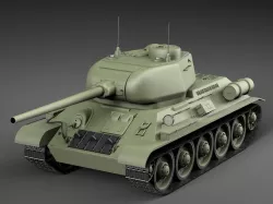 Tank T 34-85 3D model