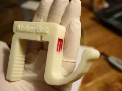 The Makerbot Adjustable Cubicle Coat Hook