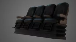 Theater Seats 3D model