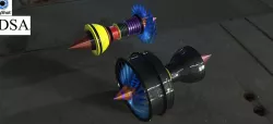 Trent 1000 engine for IDSA "CAD" (Color Aided Design) Rendering Challenge