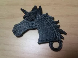 Unicorn keychain