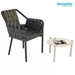 Varaschin obi chair bahia side table 3D model