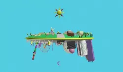 Village - Urban Low-poly  3D model