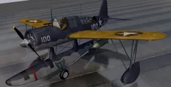 Vought OS2U Kingfisher 3D model