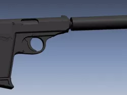 WALTHER PPK Silencer & FULL MODEL
