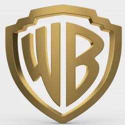 warner brazzers logo 3D model
