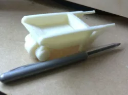 wheelbarrow in one print