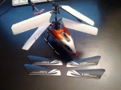 Working 3D printed Helicopter Blades