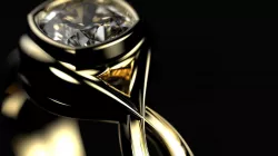 3d diamond ring 3D model