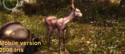 3DRT - Fawn Low-poly  3D model