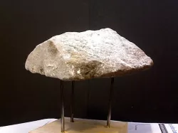 a rock