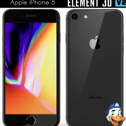 Apple iPhone 8 for Element 3D 3D model