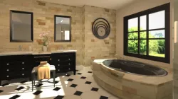 Bathroom Interior Scene
