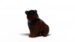 Bear cub 3D model