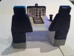 Bell 206 Cockpit for T-Rex 450 size Fuselage