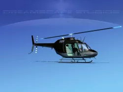 Bell OH-58B Covert 2 3D model