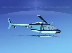 Bell OH-58B Royal Thai Air Force 3D model