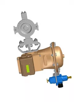 BODY SIZE 3 VALVE & POSITIONER(FISHER)