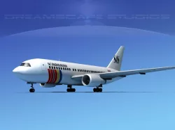 Boeing 767-200ER SAS 3D model