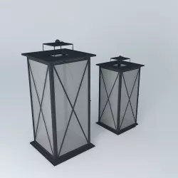 Candle lanterns Maisons du monde 3D model
