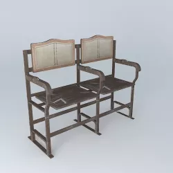 CHAPLIN bench houses the world 3D model