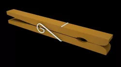 Clothes clamp 3D model