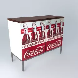 COCA-COLA Buffet 3D model