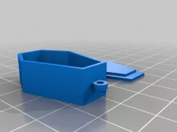 coffin guitar pick case
