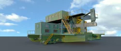 Coke pusher machine 3D model