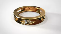 COMBINATION WEDDING RING