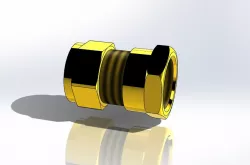 Compression fitting straight G1/2" - Ø15 female