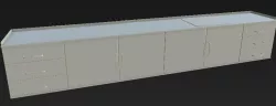 Counterop  Low-poly  3D model