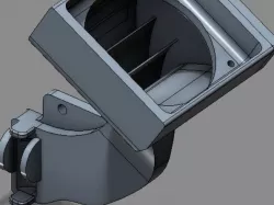 Custom Fan Shroud / Deflector for QU-BD X-Truder