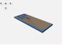 Custom name plate