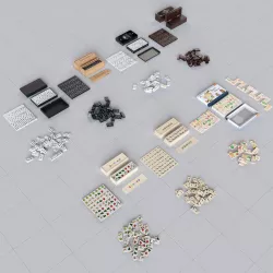 Dominoes 3D model