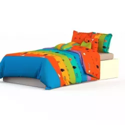 Double Bed Bed Linen 3D 3D model