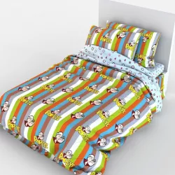 Double Bed Bed Linen 3D model