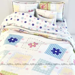 Double Bed Bed Linen 3D model
