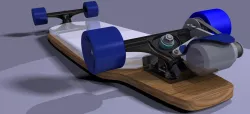 Electric Longboard with 190 mm trucks