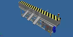 ESTEIRA TRANSPORTADORA E SEPARADORA DE MATERIAIS