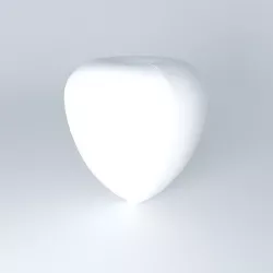 form shape special heart apple 3D model